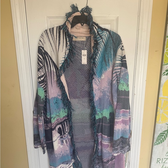 Anthropologie Sweaters - ANTHROPOLOGIE Colorful Women's Sweater with Fringe Detail SZ M